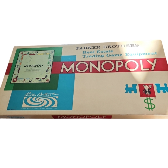 Vintage 1961 Parker Bros. Monopoly Game. - Picture 11 of 15